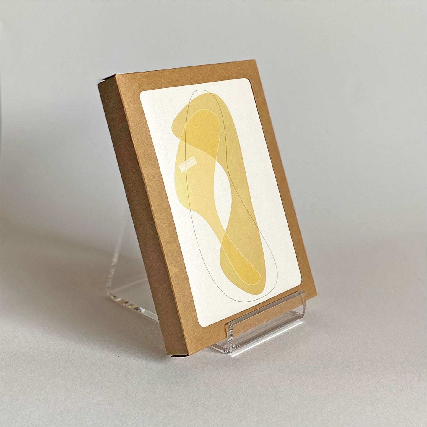 Productafbeelding, foto wenskaart "wensen in vorm 1" gepresenteerd in zijn 10-Pack verpakking