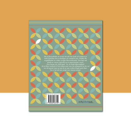 Productafbeelding, "modern dutch coloring book" nummer 3, met de achterzijde van het omslag in beeld