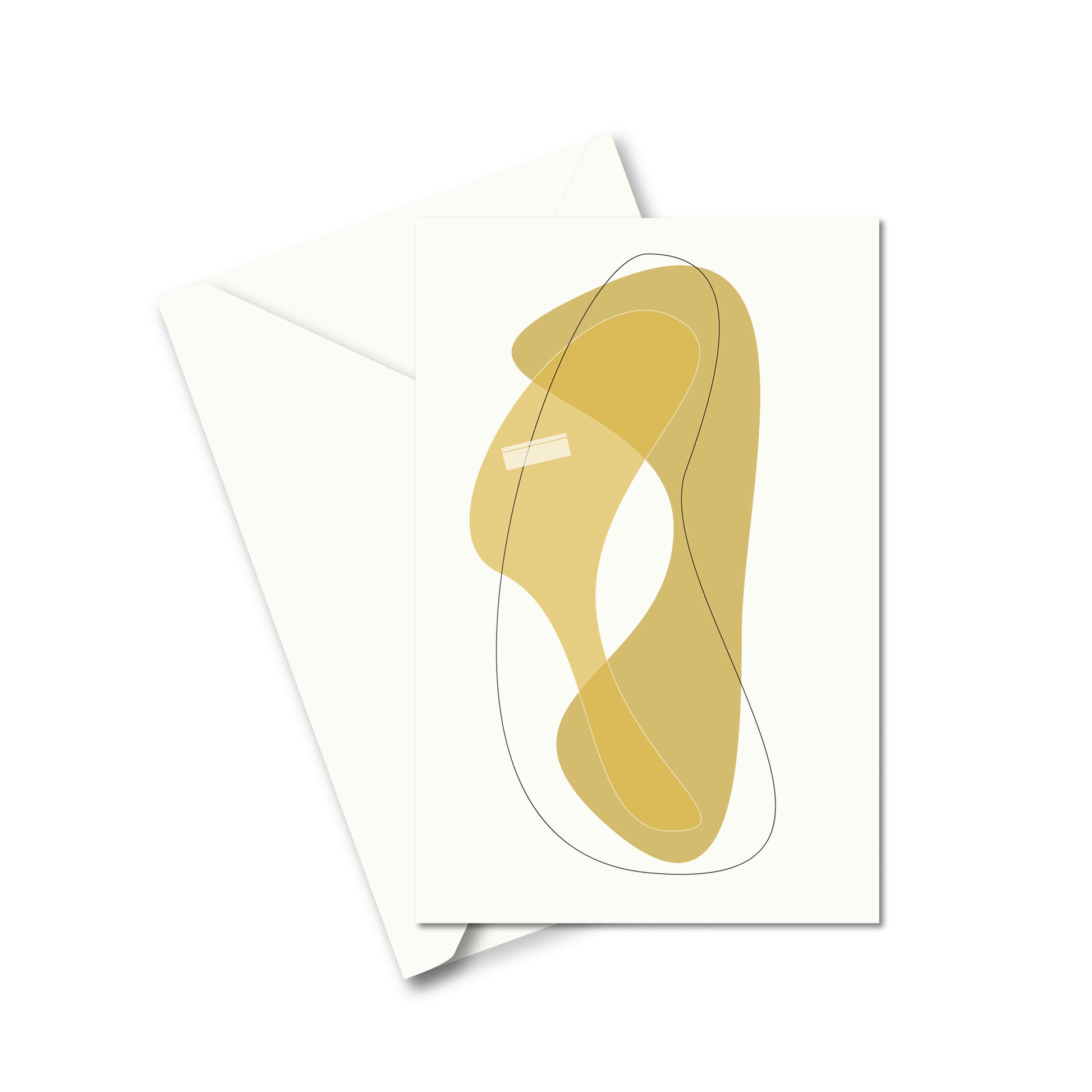 Productafbeelding wenskaart "wensen in vorm 1" voorzijde met envelop